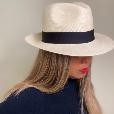 Hayley White Panama Hat - East Indies 