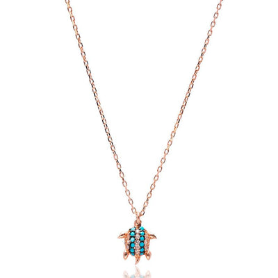 Jane Sterling Silver Turtle Necklace - East Indies 