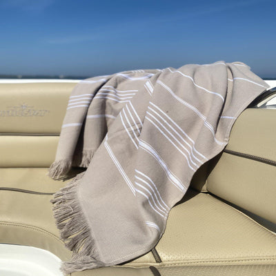 CAMILA - CLASSIC TERRY TOWEL - BROWN - East Indies 